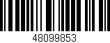 Código de barras (EAN, GTIN, SKU, ISBN): '48099853'