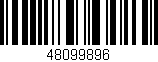 Código de barras (EAN, GTIN, SKU, ISBN): '48099896'