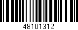 Código de barras (EAN, GTIN, SKU, ISBN): '48101312'