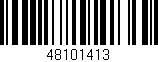 Código de barras (EAN, GTIN, SKU, ISBN): '48101413'
