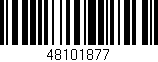 Código de barras (EAN, GTIN, SKU, ISBN): '48101877'