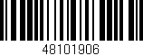 Código de barras (EAN, GTIN, SKU, ISBN): '48101906'