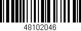 Código de barras (EAN, GTIN, SKU, ISBN): '48102046'
