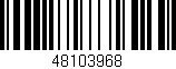 Código de barras (EAN, GTIN, SKU, ISBN): '48103968'