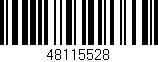 Código de barras (EAN, GTIN, SKU, ISBN): '48115528'