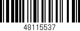 Código de barras (EAN, GTIN, SKU, ISBN): '48115537'