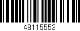 Código de barras (EAN, GTIN, SKU, ISBN): '48115553'