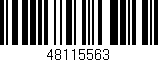 Código de barras (EAN, GTIN, SKU, ISBN): '48115563'