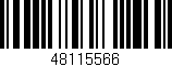 Código de barras (EAN, GTIN, SKU, ISBN): '48115566'