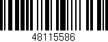 Código de barras (EAN, GTIN, SKU, ISBN): '48115586'