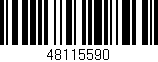 Código de barras (EAN, GTIN, SKU, ISBN): '48115590'