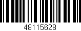 Código de barras (EAN, GTIN, SKU, ISBN): '48115628'