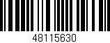 Código de barras (EAN, GTIN, SKU, ISBN): '48115630'