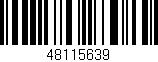 Código de barras (EAN, GTIN, SKU, ISBN): '48115639'