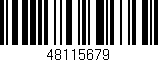 Código de barras (EAN, GTIN, SKU, ISBN): '48115679'