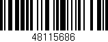 Código de barras (EAN, GTIN, SKU, ISBN): '48115686'