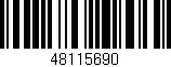 Código de barras (EAN, GTIN, SKU, ISBN): '48115690'