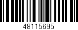 Código de barras (EAN, GTIN, SKU, ISBN): '48115695'
