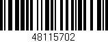 Código de barras (EAN, GTIN, SKU, ISBN): '48115702'