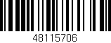 Código de barras (EAN, GTIN, SKU, ISBN): '48115706'