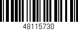 Código de barras (EAN, GTIN, SKU, ISBN): '48115730'