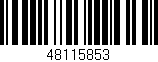 Código de barras (EAN, GTIN, SKU, ISBN): '48115853'
