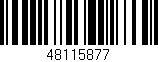 Código de barras (EAN, GTIN, SKU, ISBN): '48115877'