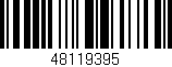 Código de barras (EAN, GTIN, SKU, ISBN): '48119395'