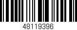 Código de barras (EAN, GTIN, SKU, ISBN): '48119396'