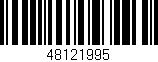 Código de barras (EAN, GTIN, SKU, ISBN): '48121995'
