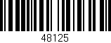 Código de barras (EAN, GTIN, SKU, ISBN): '48125'