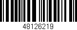 Código de barras (EAN, GTIN, SKU, ISBN): '48126219'