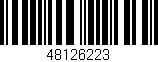 Código de barras (EAN, GTIN, SKU, ISBN): '48126223'
