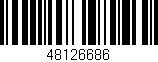 Código de barras (EAN, GTIN, SKU, ISBN): '48126686'