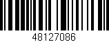 Código de barras (EAN, GTIN, SKU, ISBN): '48127086'
