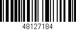 Código de barras (EAN, GTIN, SKU, ISBN): '48127184'