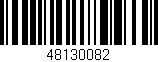 Código de barras (EAN, GTIN, SKU, ISBN): '48130082'