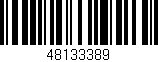 Código de barras (EAN, GTIN, SKU, ISBN): '48133389'