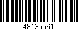 Código de barras (EAN, GTIN, SKU, ISBN): '48135561'