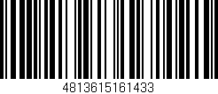 Código de barras (EAN, GTIN, SKU, ISBN): '4813615161433'