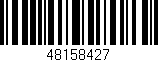 Código de barras (EAN, GTIN, SKU, ISBN): '48158427'