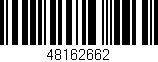 Código de barras (EAN, GTIN, SKU, ISBN): '48162662'