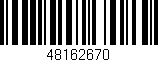 Código de barras (EAN, GTIN, SKU, ISBN): '48162670'