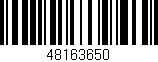 Código de barras (EAN, GTIN, SKU, ISBN): '48163650'