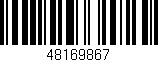 Código de barras (EAN, GTIN, SKU, ISBN): '48169867'