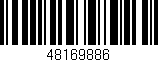 Código de barras (EAN, GTIN, SKU, ISBN): '48169886'