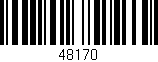 Código de barras (EAN, GTIN, SKU, ISBN): '48170'