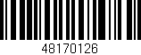 Código de barras (EAN, GTIN, SKU, ISBN): '48170126'