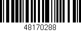 Código de barras (EAN, GTIN, SKU, ISBN): '48170288'