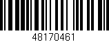 Código de barras (EAN, GTIN, SKU, ISBN): '48170461'